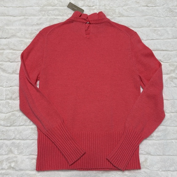 J. Crew Wool-blend Ruffleneck Sweater NWT Size Small - Picture 8 of 9